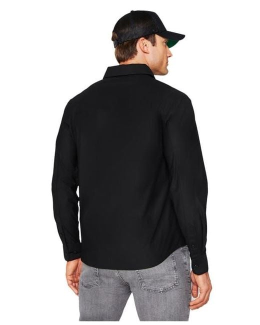 Fabletics Black The Don Long Sleeve Button Up for men