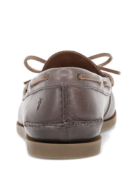 Frye Brown Mason Boat Shoe for men