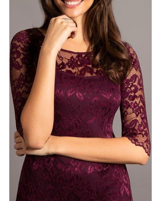 Alie Street London Red Lila Lace Dress