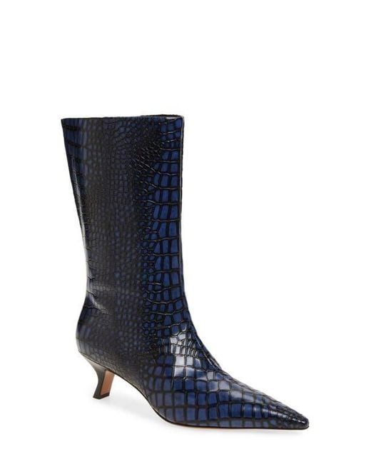 Rag & Bone Blue Mott Pointed Toe Boot