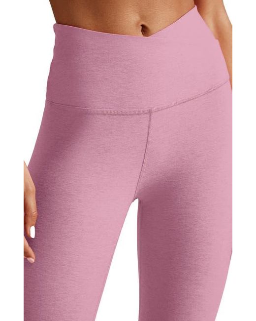 Beyond Yoga Red Your Leisure Space Dye High Waist Midi Leggings