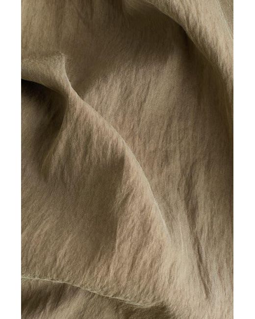H&M Natural Bubble-Hem Blouse