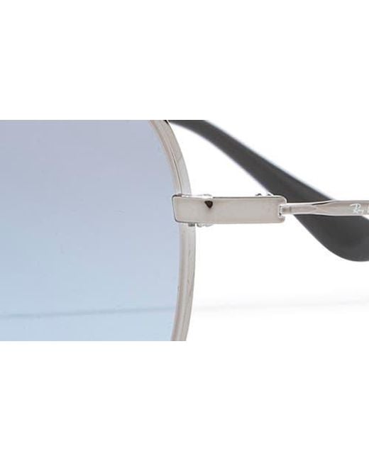 Ray-Ban Blue Aviator Sunglasses Double Bridge