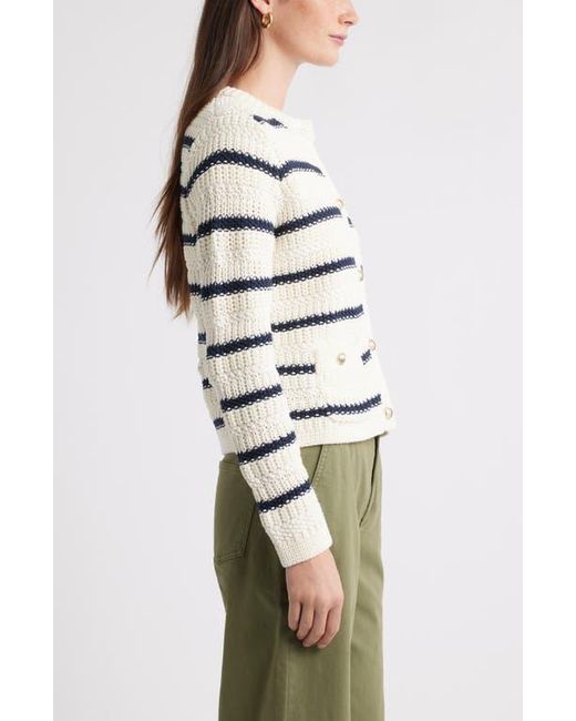 Caslon Green Textured Sweater Jacket