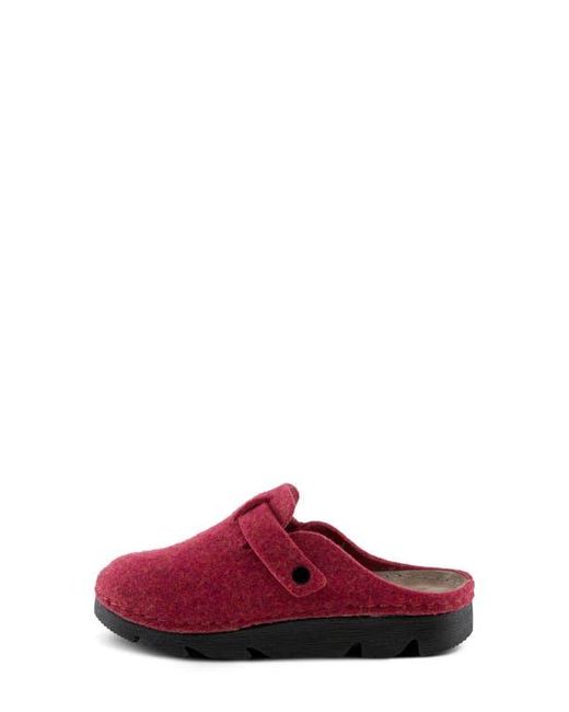 Flexus by Spring Step Red Clogger Mule
