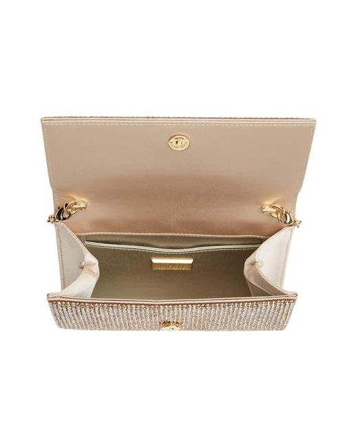 Judith Leiber Natural Fizzy Beaded Clutch