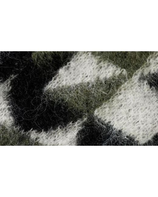 Scotch & Soda Black Geo Print Crewneck Sweater
