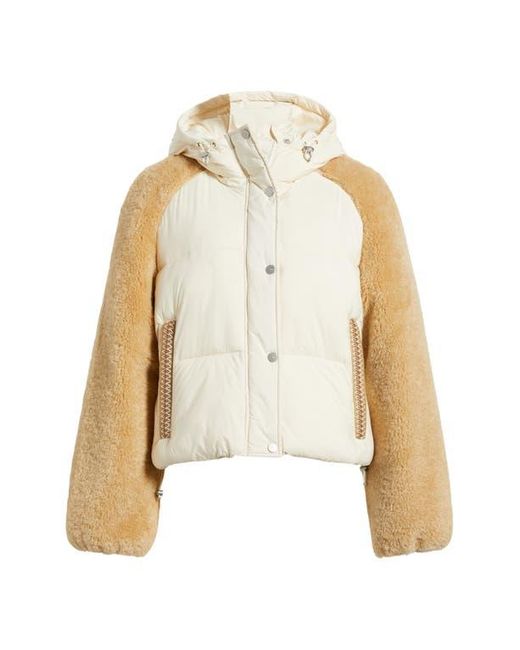 Ugg Natural Mykah Uggbraid Puffer Jacket