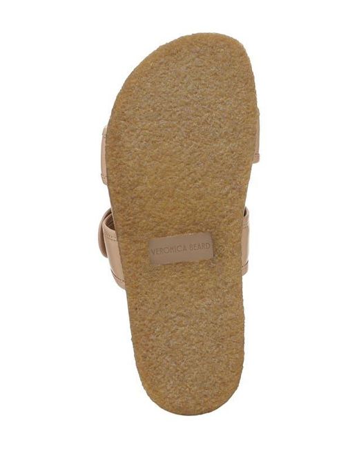 Veronica Beard Brown Percey Slide Sandal