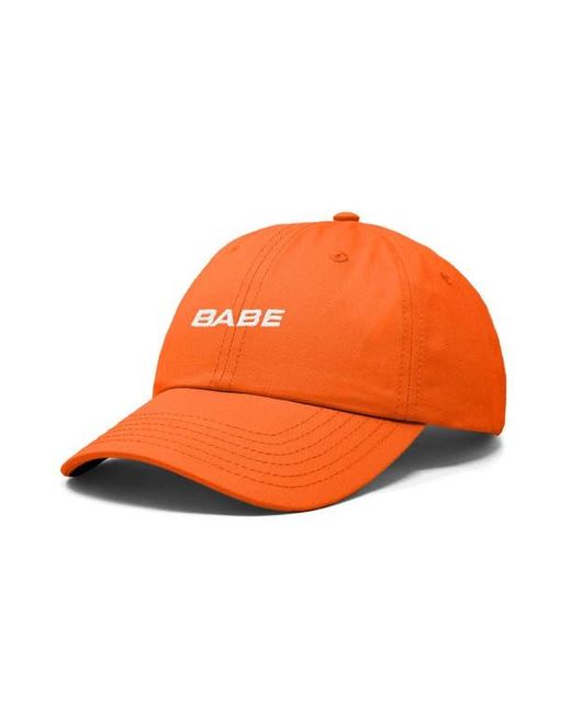 Alix Orange Babe Embroidered Cap