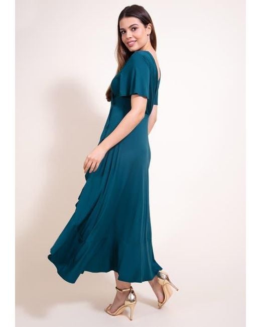 Alie Street London Blue Waterfall Dress