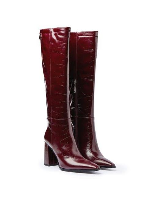 Mallet Red Sabelle Knee-High Boot