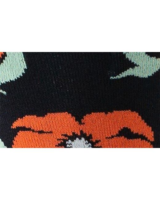 Stance Black Broadcast Floral Crew for men