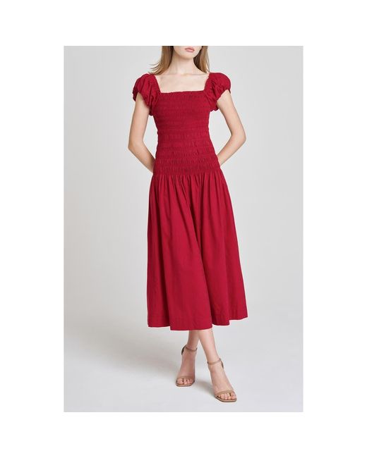 cassidy embroidered midi dress CASSIDY MIDI DRESS main image 1