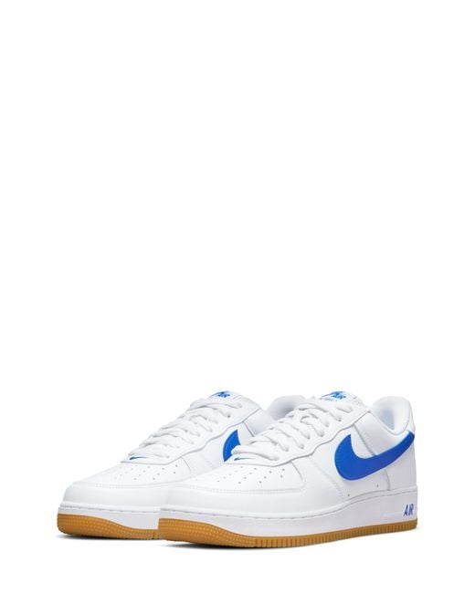 Nike White Air Force 1 Low Retro Qs Sneaker