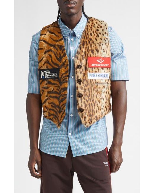 Martine Rose Men's Brown Reversible Waistcoat