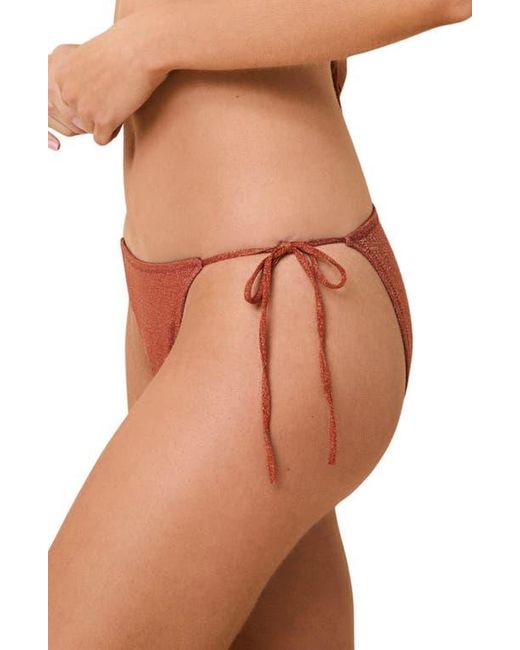 Solid & Striped Multicolor The Iris Glitter Bikini Bottoms