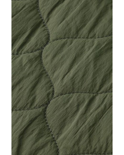 Scotch & Soda Black Reversible Quilted Bomber Jacket