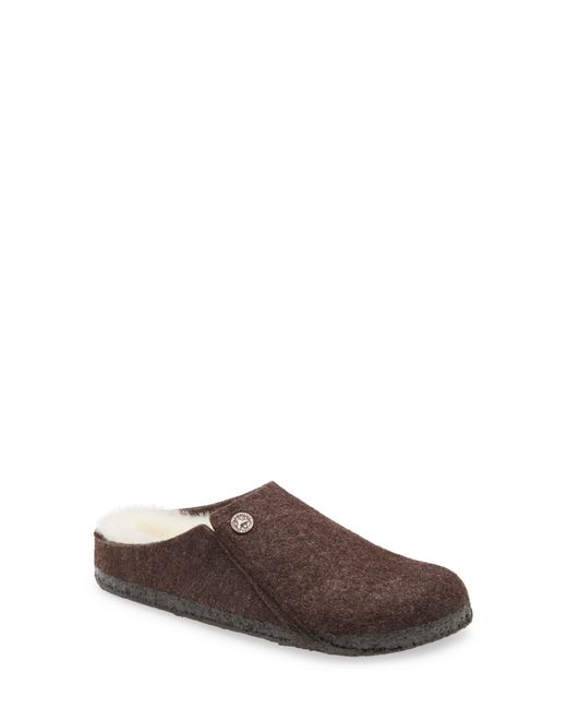Birkenstock Zermatt Genuine Shearling Lined Slipper in Brown Lyst