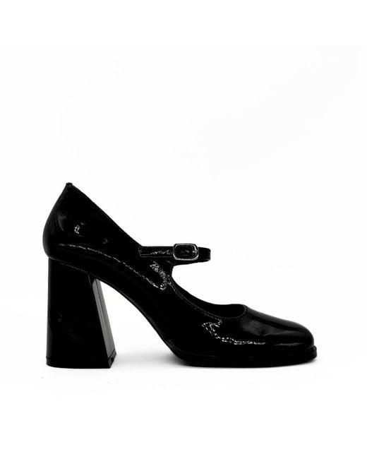 Amie Rafa Black Jackie Mary Jane Heels