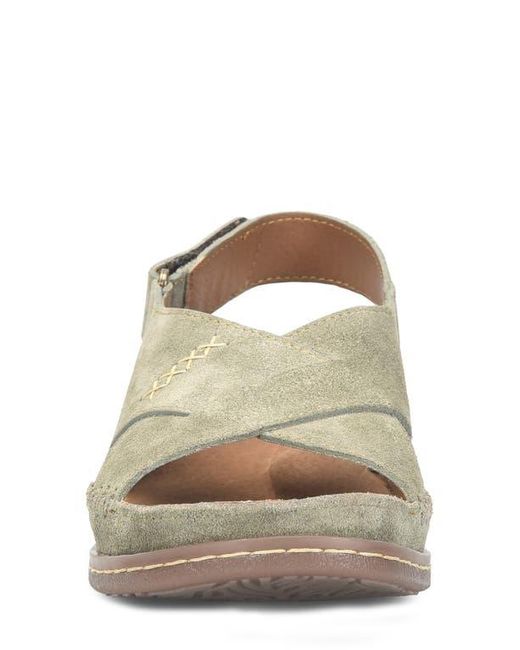 Børn Metallic Ebba Slingback Platform Wedge Sandal