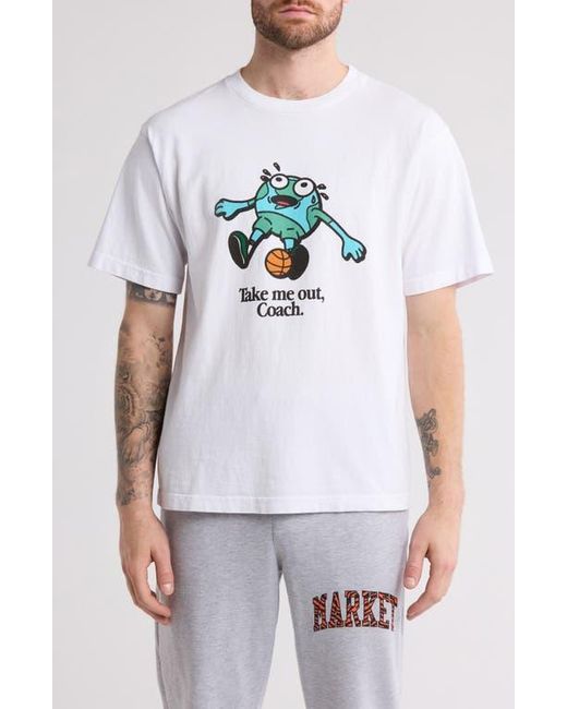 Market White Personal Foul Graphic T-Shirt for men