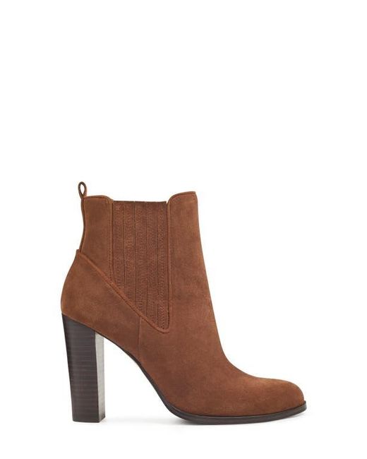 Nine West Women's Brown Crimson Chelsea Bootie