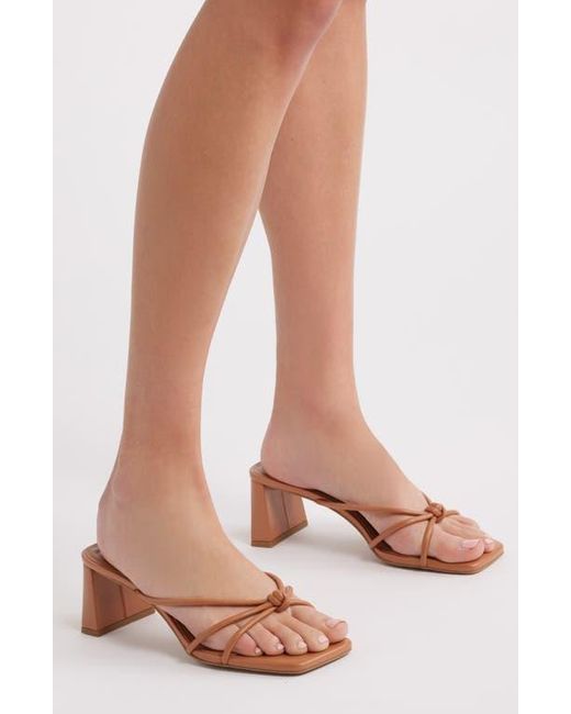 Open Edit Multicolor Jamie Block Heel Sandal