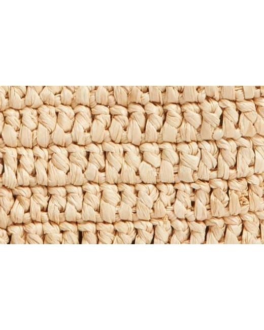 Saint Laurent Natural Mini Le 37 Raffia Bucket Bag