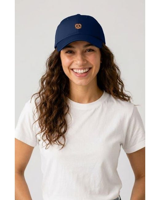 Alix Blue Pretzel Dad Cap