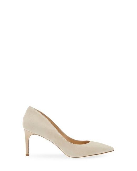 Ron White White Cindy Pointed Toe Pump
