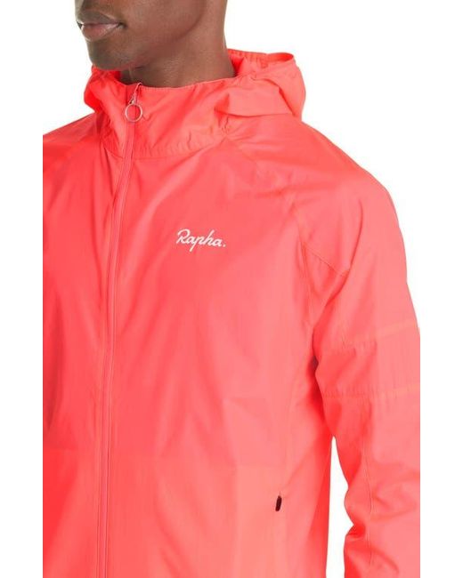 Rapha Red Commuter Lightweight Packable Hooded Jacket for men