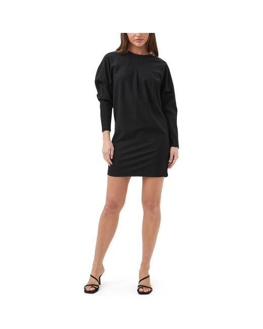 Trina Turk Women's Black Jacaranda Long Sleeve Ponte Dress