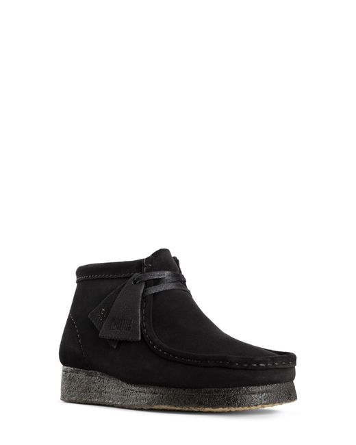 Clarks Black Clarks Originals Wallabee Chukka Boot