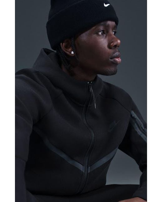 Nike Blue Tech Windrunner Zip Hoodie for men