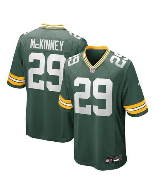 Nike Green Xavier Mckinney Bay Packers Team Game Jersey for men