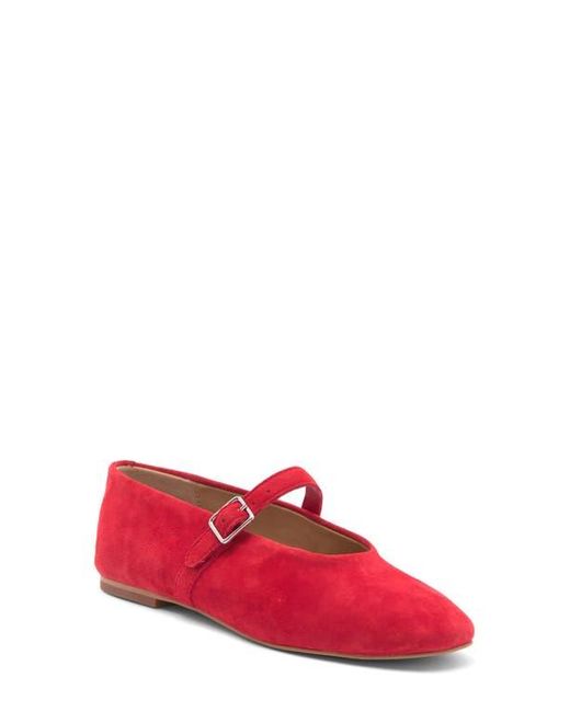 Steve Madden Red Dreaming Mary Jane Flat