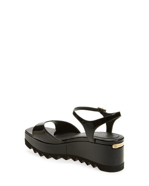 Stella McCartney Black Elyse Platform Sandal