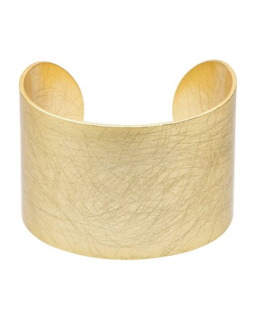 Youzey Yellow Hammered Cuff