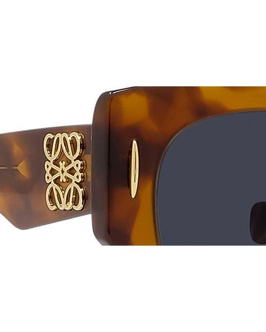 Loewe Blue Anagram 50mm Small Geometric Sunglasses