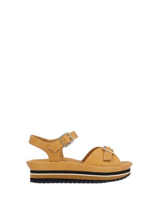 L'amour Des Pieds Brown Vardant Platform Sandal