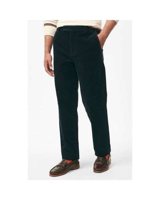 Brooks Brothers Green Stretch Corduroy Pants for men