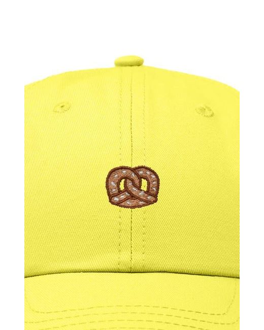 Alix White Pretzel Dad Cap