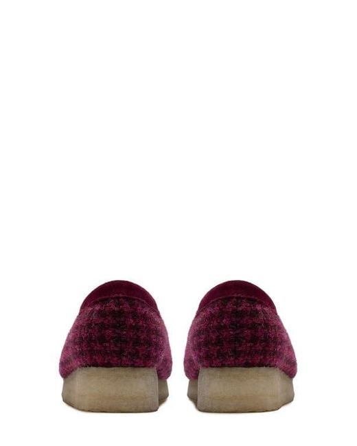 Clarks Purple Wallabee Chukka Boot