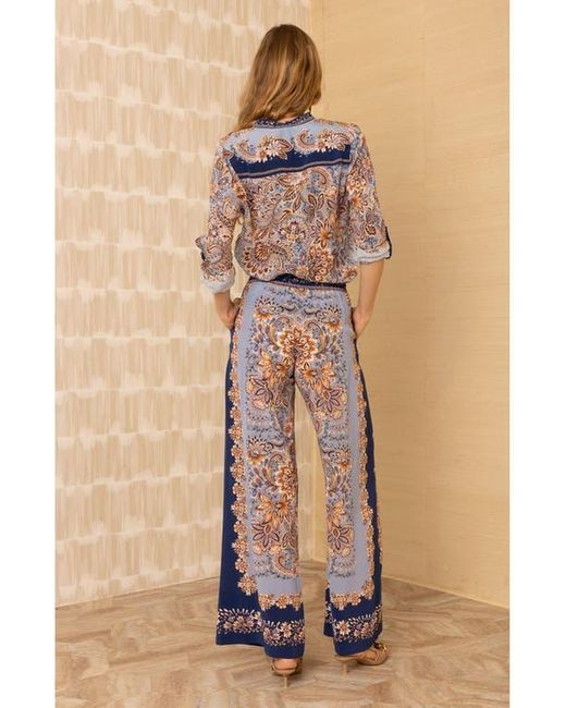 Hale Bob Natural Jaylani Silk Pant