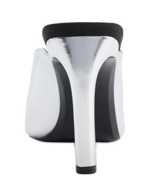 DKNY White Cadena Mule