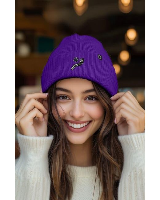 Alix Purple Chill Touch Beanie for men