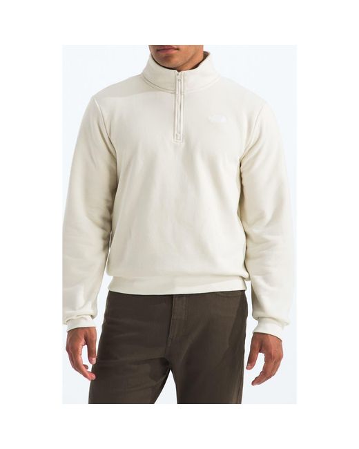 The North Face White Evolution Quarter Zip for men