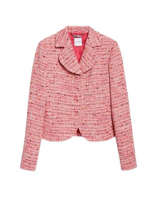 St. John Pink Provence Tweed Jacket