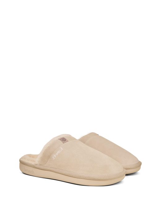 Brunch Natural Gender Inclusive Essential Genuine Shearling Slipper for men